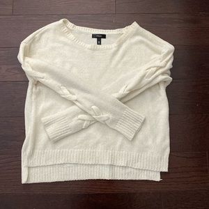 Aqua S ivory sweater